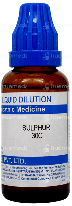 Sbl Sulphur 30C Dilution 30Ml
